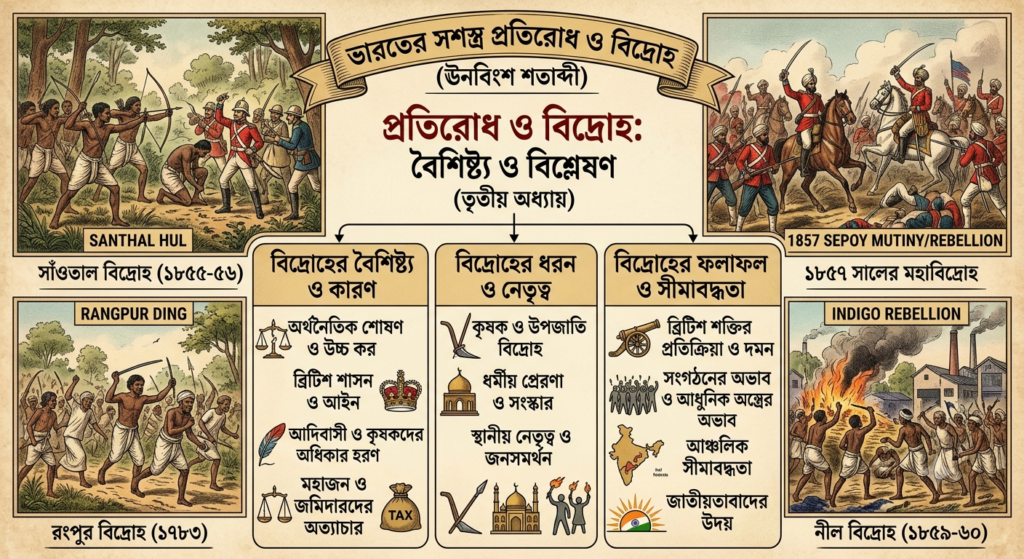 প্রতিরোধ ও বিদ্রোহ বৈশিষ্ট্য ও বিশ্লেষণ (তৃতীয় অধ্যায়) PART- 1